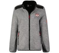 Geographical Norway Tango Lady Polaire Chaude Femme Chaude Fermeture Zip - Veste Automne Hiver Printemps Chaud Femmes - Longues Manches Pull Fourrure Doux Confort Outdoor (Gris Clair M)