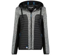 Geographical Norway Taqueuse Lady Polaire Chaude Femme Chaude Fermeture Zip - Veste Automne Hiver Printemps Chaud Femmes - Longues Manches Pull Fourrure Doux Confort Outdoor (Noir L)