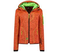 Geographical Norway Tigresse Lady Polaire Chaude Femme Chaude Fermeture Zip - Veste Automne Hiver Printemps Chaud Femmes - Longues Manches Pull Fourrure Doux Confort Outdoor (Corail L)
