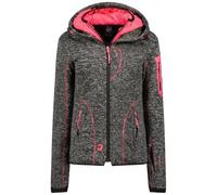 Geographical Norway Tigresse Lady Polaire Chaude Femme Chaude Fermeture Zip - Veste Automne Hiver Printemps Chaud Femmes - Longues Manches Pull Fourrure Doux Confort Outdoor (Gris Clair L)