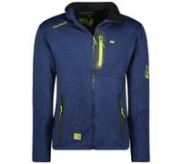 Geographical Norway Trampoline Men Polaire Fine Homme Chaude Zip - Veste Automne Hiver Printemps Chaud Hommes - Longues Manches Pull Fourrure Doux Confort Outdoor (Marine S)