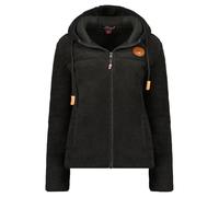 Geographical Norway Truble Lady Polaire Chaude Femme Chaude Fermeture Zip - Veste Automne Hiver Printemps Chaud Femmes - Longues Manches Pull Fourrure Doux Confort Outdoor (Noir L)