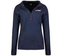 Geographical Norway Tug HZ Lady - Micro-polaire Femme Chaude Fermeture Zip - Veste Automne Hiver Printemps Chaud Femmes - Longues Manches Pull Fourrure Doux Confort Outdoor (Marine S)