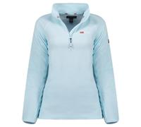 Geographical Norway Tug Lady Hz - Polaire Fine Femme Chaude Fermeture Zip - Veste Automne Hiver Printemps Chaud Femmes - Longues Manches Vetement Pull Fourrure Doux Confort (Bleu ciel M)