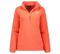 Geographical Norway Tug Lady Hz - Polaire Fine Femme Chaude Fermeture Zip - Veste Automne Hiver Printemps Chaud Femmes - Longues Manches Vetement Pull Fourrure Doux Confort (Corail L)