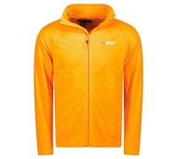 Geographical Norway Tug Men Fz - Polaire Fine Homme Chaude Zip - Veste Automne Hiver Printemps Chaud Hommes - Longues Manches Pull Fourrure Doux Confort Outdoor (Orange L)