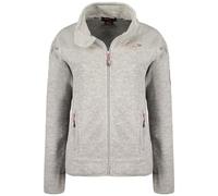 Geographical Norway tyrell lady Polaire Fine Femme Chaude Fermeture Zip - Veste Automne Hiver Printemps Chaud Femmes - Longues Manches Vetement Pull Fourrure Doux Confort (Blanc XXL)