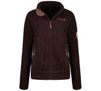 Geographical Norway tyrell lady Polaire Fine Femme Chaude Fermeture Zip - Veste Automne Hiver Printemps Chaud Femmes - Longues Manches Vetement Pull Fourrure Doux Confort (Marron L)