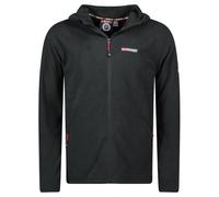 Geographical Norway Uniciaama Men - Polaire Fine Homme Chaude Zip - Veste Automne Hiver Printemps Chaud Hommes - Longues Manches Pull Fourrure Doux Confort Outdoor (Noir M)