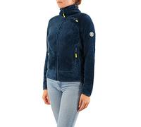Geographical Norway UPALINE LADY - Polaire Chaude Douce Femme Confortable - Veste Hiver Chaud Femmes Doux - Sweat Epais Longues Manches - Pull Parfait Fourrure Confort MARINE XXL