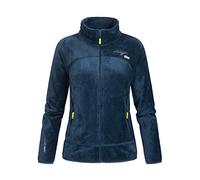 Geographical Norway UPALINE Lady - Polaire Chaude Douce Femme Confortable - Veste Hiver Chaud Femmes Doux - Sweat Epais Longues Manches - Pull Parfait Fourrure Confort Marine S