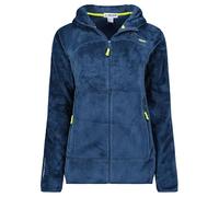 Geographical Norway Upalood Lady - Polaire épaisse Femme Chaude Capuche Fermeture Zip - Veste Automne Hiver Printemps Chaud Femmes - Longues Manches Vetement Pull Fourrure Doux Confort (Marine XXL)