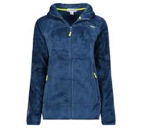 Geographical Norway Upalood Veste polaire pour femme avec capuche zippée, logo & patch, bleu marine, taille : XXL, bleu marine, XXL