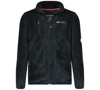 Geographical Norway Upload Men - Polaire Homme Chaude Epaisse Fermeture Zip - Veste Sweats Hiver Chaud Hommes Doux - Sweat Douce Doublure Longues Manches (Noir S)