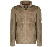 Geographical Norway Upload Men - Polaire Homme Chaude Epaisse Fermeture Zip - Veste Sweats Hiver Chaud Hommes Doux - Sweat Douce Doublure Longues Manches (Taupe 3XL)