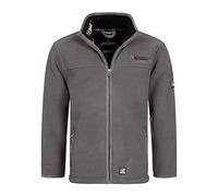 Geographical Norway UREKA Homme Veste Polaire Chaud teddyfell Doublure GR. S-XXXL - Gris, XL