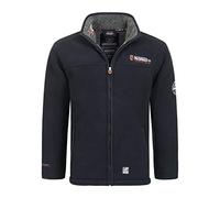 Geographical Norway UREKA Homme Veste Polaire Chaud teddyfell Doublure GR. S-XXXL - Marine, XL