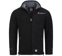 Geographical Norway UREKA Homme Veste Polaire Chaud teddyfell Doublure GR. S-XXXL - Noir, XL