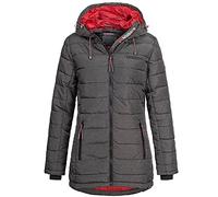Geographical Norway Veste d'hiver pour femme Parka avec capuche en fourrure Cora IMS Production S M L XL XXL, M