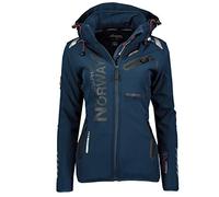 Geographical Norway Veste softshell pour femme, veste de pluie fonctionnelle pour le sport et les activités de plein air, L