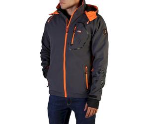 Geographical Norway - Vêtements - Vestes - Tranco_man_dgrey-orange - Homme - dimgray,orange - S