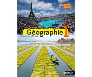 Géographie 1re - Manuel élève - 2025 Eric Janin (Directeur éditorial), Elsa Paris (Auteur), Romain Talamoni (Auteur), Cécile Barata-Gnahore (Auteur), Viviane Bories (Auteur), Sandrine Calvez (Auteur),