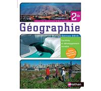 Géographie 2nde - Sociétés et développement durable - Livre de l'élève