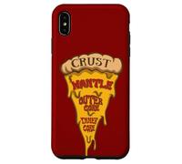 Géographie Couches de Terre sur Une Tranche de Pizza pour Apprendre la géologie Coque pour iPhone XS Max