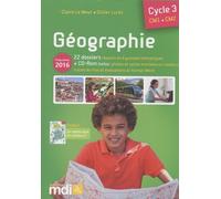 Géographie Cycle 3 Cm1-Cm2 - 22 Dossiers Répartis En 6 Grandes Thématiques (1 Cd-Rom) - Edition 2018