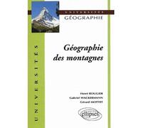 Géographie des montagnes