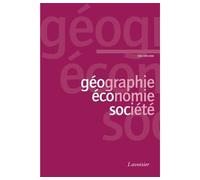 Geographie economie societe vol. 6 n. 4 octobre-decembre 200 - Collectif - Technique Et Documentation - broché - Livre