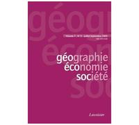 Geographie, economie, societe vol. 7 n. 3 juillet-septembre - Collectif - Technique Et Documentation - broché - Livre