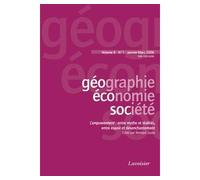 Geographie, economie, societe vol. 8 n. 1 janvier-fevrier 20 - Bernard Jouve - Technique Et Documentation - broché - Livre