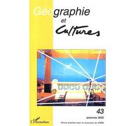 Géographie et cultures n°43 - Collectif - L'harmattan - broché - Revue
