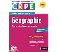 Géographie – Oral 2018 – Préparation complète – CRPE – Nathan
