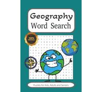 Geography Word Search Book: 50+ Easy-to-Read Puzzles About World Geography, Human Geography, Maps and More | Fun for Travel, Holidays and Spare Time