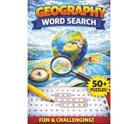 Geography Word Search Book: Word Search with Easy to Read about maps, continents, landmarks, and more [6x9 inches, 110 pages] 50+ puzzle....a Gift for Vacations, Holidays, and Free Times