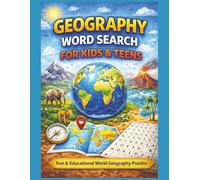 Geography Word Search for Kids & Teens: Fun & Educational World Geography Puzzles for Ages 8-14