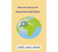 Geography Word Search Puzzle Book: Countries and Cities