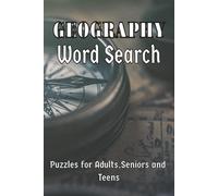 GEOGRAPHY WORD SEARCH PUZZLE BOOK FOR DIRECTION: Word Searchers with Easy to Read Print about Geography, Maps, Landmarks and more |6*9 inches,110 ... Gift for Vacations,Holidays and Relaxation