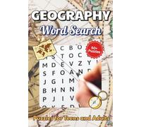 Geography Word Search Puzzle Book: Word searches with easy to read print about Geography, History and more | 6 x 9 inches, 110 pages | 50+ puzzles… Gift for vacations, Holidays and Free Times
