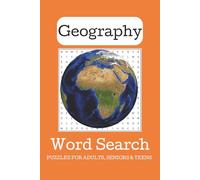 Geography Word Search Puzzle Book: Word Searches with Easy to Read Print about Geography, Maps and More | 6x9 inches, 110 pages | 50+ Puzzles ... Gift for Vacations, Holidays and Free Times