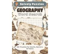 Geography Word Search Puzzle Book: Word Searches with Easy to Read Print about Geography, Mountains, Natural Wonders and More | 6x9 inches, 110 pages ... Gift for Vacations, Holidays and Free Time