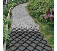 Geogrid Stabilisateur de gravier pour allées, jardins, sentiers et pentes - Système de grille au sol durable pour un meilleur drainage et un meilleur contrôle de l'érosion