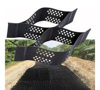 Géogrille, Dalle de Gravier Robuste de 2 m x 9,75 m - Système de Pavage Flexible et perméable pour allées, terrasses et parkings, Facile à découper, idéal pour Les terrains en Pente, solutio