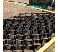 géogrille Géogrille Évolutive en Plastique De 5 Cm (Longueur 1, 2, 10 M), Stabilisateur De Roche, Système De Stabilisation Perméable en Profondeur pour Allées, Jardins Et(L 2M,W 1M)