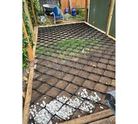 Géogrille, Géogrille stabilisatrice de Sol for pentes raides, grilles passerelle durables 6 pi x 33 for Patio d'abri d'auto(H 5cm/2in,21ft x 21ft/6m x 6m)