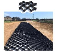 Géogrille pour le contrôle de l'érosion et les murs de soutènement, stabilise les collines escarpées et les zones argileuses humides, idéale pour les allées et la gestion des sols à flanc de colline