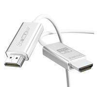GeoHN.G Câble HDMI 2.1 en fibre optique 10 K 8 K 2 m 48 Gbps 8 K 60 Hz super flexible HDMI 2.1 AOC eARC HDR10 HDCP 2.2 et 2.3 Dolby Dynamic HDR, compatible avec Blu-ray/Roku TV/PS5/HDTV/SoundBar