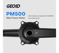 GEOID PM500 compteur de puissance 110BCD 4 boulons manivelle 24mm broche ANT + Bluetooth compteur de puissance de vélo de route pour Shimano PM500